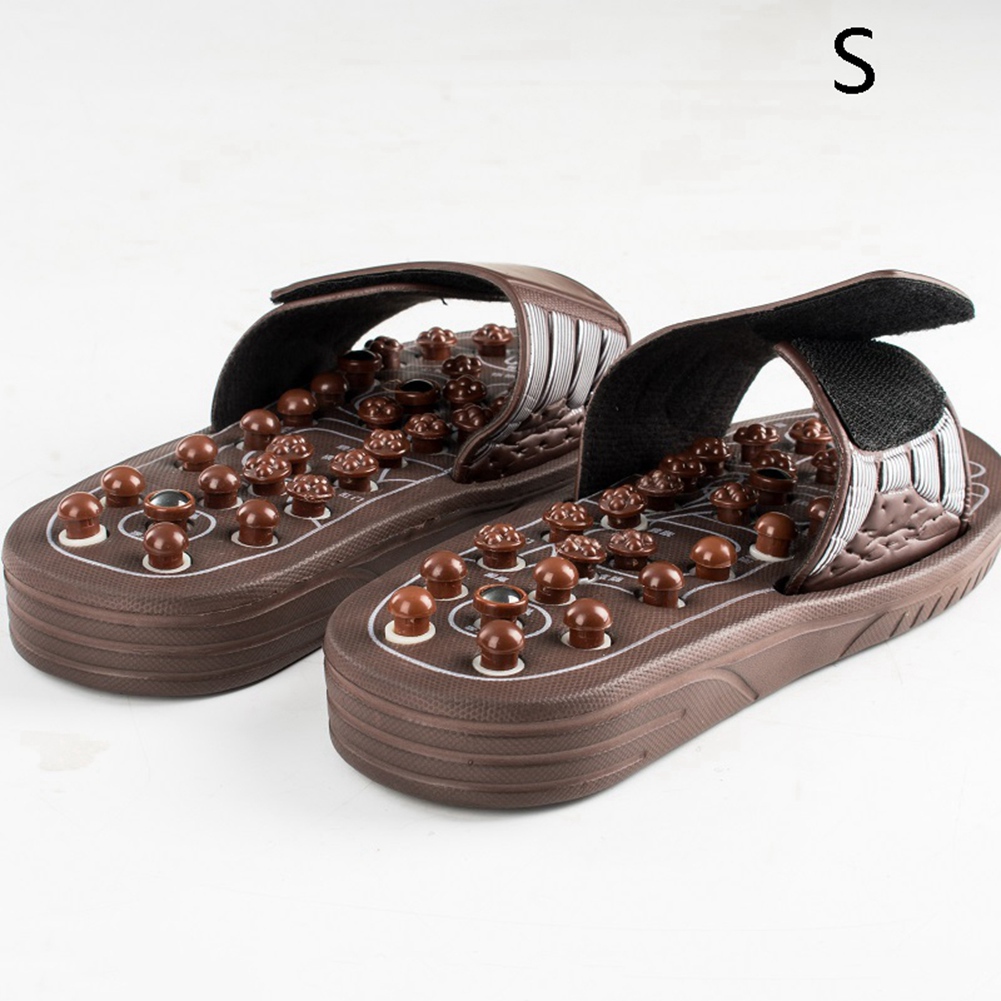 2 Pair Acupressure Foot Massager Massage Slippers Shoes Reflexology Sandals Relief Plantar Fasciitis Arthritis S & XL