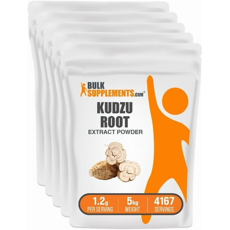 BulkSupplements Kudzu Root Extract Powder - 1.2g per Serving - 5 Kilograms (11 lbs) - 4167 Servings