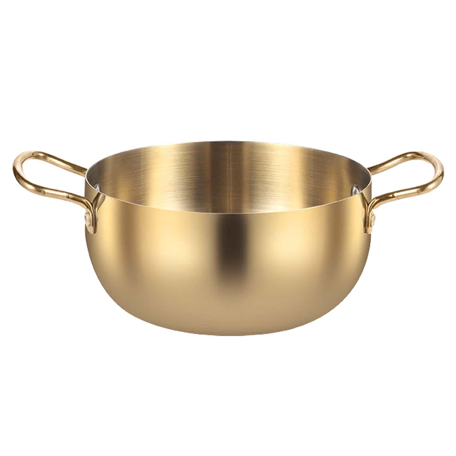 Fiocias Instant Noodle Pot, Korean Noodle Pot, Versatile Quick Heating with Handle Korea 20cm