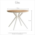 thumbnail image 4 of Mesa Redonda Macedonia Blanca Exterior 90 cm, 4 of 4