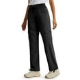thumbnail image 6 of ManxiVoo Women's Lightweight Cargo Pants Adjustable Waist Straight Leg Athletic Travel Hiking Casual Comfortable Outdoor S Size Black, 6 of 7