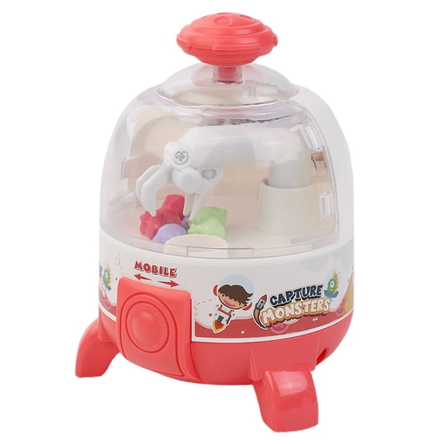 Mini Prize Machine with Surprise Toys,Vending Machine Toys with Sound Lights,Candy and Prize Electronic Dispenser Game Ages 3-4 4-8,Birthday Party Gift for 3 4 5 6 Year Old Boys Girls