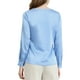 thumbnail image 3 of Camisa de oficina elegante de manga larga con cuello atado para mujer INSPIRE CHIC, XS, azul claro, 3 of 8