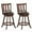 Brown, variant on Resenkos 2 Pieces 360 Degree Swivel Wooden Counter Height Bar Stool Set with Cushioned Seat-25 inches, Bar Height Stools, Bar Stools for Kitchen Island for Kitchen, Dining Room