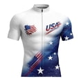 thumbnail image 2 of Yaoyar Men's Cycling Bike Jersey Short Sleeve with 3 Rear Pockets- Moisture Wicking, Breathable, Quick Dry Biking Shirt, 2 of 5