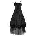 thumbnail image 3 of DuoJiaJ Robe Médiévale Sans Manches pour Filles, Mode et Aguichant. C'est une Robe Longue Sans Bretelles, 3 of 4