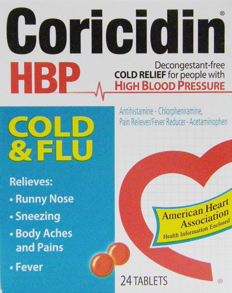 Coricidin Cold & Flu Tablets