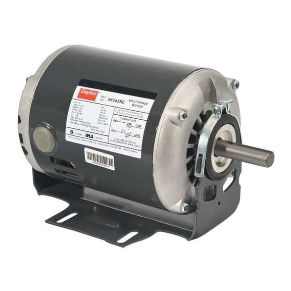 Dayton GP Motor,1/2 HP,1,725 RPM,115V AC,56 5K283