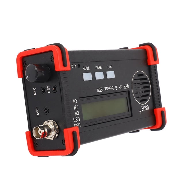 Transceptor QRP, Transceptor De Radio De Onda Corta De 8 Bandas 100-240V 3,5 A 30MHz Pantalla Digital Portátil Con Micrófono De Mano Para Industria