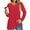 Red, variant on Fall Tops for Women Long Sleeve Lace Trim V Neck Blouses Dressy Casual A Line Tunic Shirts