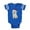 Royal Blue, variant on CafePress - Bichon Frise Christmas - Cute Infant Baby Football Bodysuit