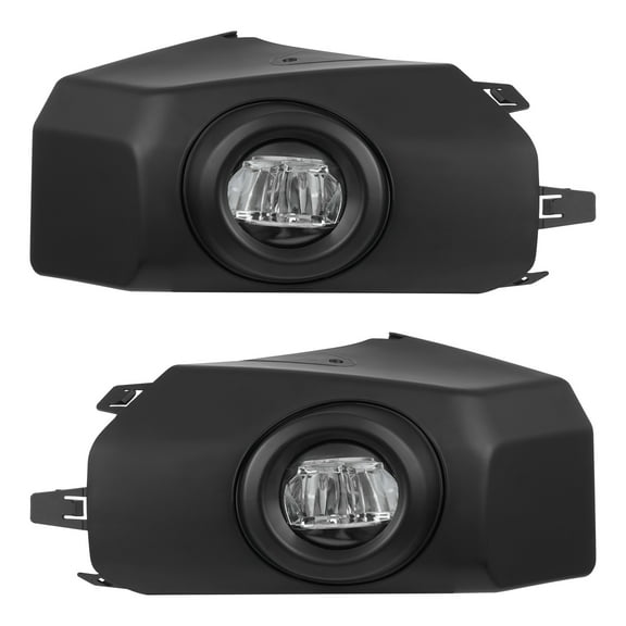 Sentra Foglight for 2007-2014 Toyota FJ Cruiser, LED Fog Lights, Clear Lens, Black Housing, White or Yellow/Blue Light, Direct Replacement, Easy Installation