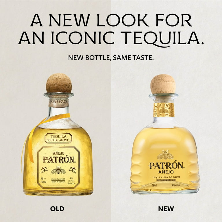 Patron Anejo Tequila, 40% ABV - 750 mL Bottle - Walmart.com