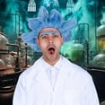 thumbnail image 3 of Mad Scientist Adult Costume Wig with Unibrow | One Size, 3 of 4