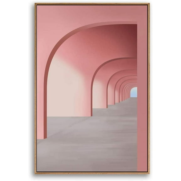 IDEA4WALL Framed Canvas Wall Art for Living Room, Bedroom Colorful Corridor Canvas Prints for Modern Home Decoration Ready to Hang