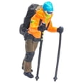 thumbnail image 3 of Figuras de personas trepadoras de resina a escala 1/64, modelos en miniatura, personas diminutas para arena Naranja, 3 of 9