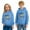 Light Blue, variant on Happy 100th Days of School Hoodies for Boys Girls Long Sleeve Lined Hooded Sweatshirts Cute Tops,Size 2-14 Years Black 120