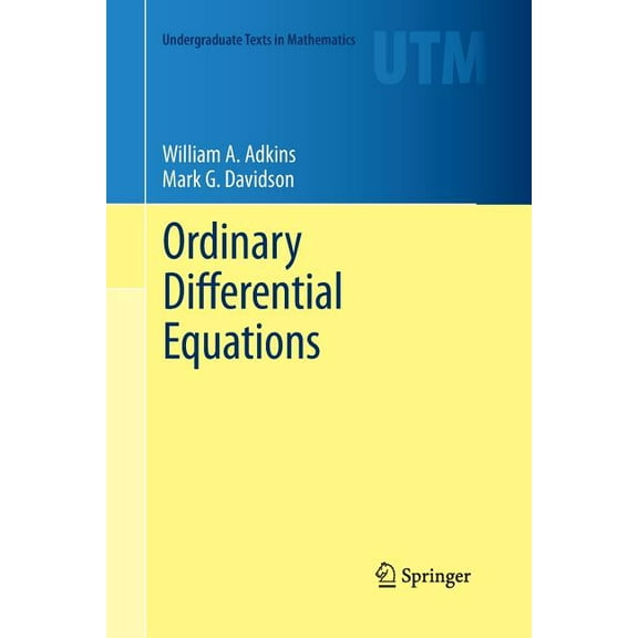 Undergraduate Texts in Mathematics Ordinary Differential Equations, (Paperback)