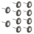 thumbnail image 4 of 10 piezas cepillos de alambre de acero para limpiar pequeños accesorios de herramientas de alimentación pesada para taladro para superficies de Cepillo de rueda, 4 of 8