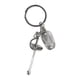 thumbnail image 1 of Llavero de esgrima, colgante, regalo, recuerdo para bolso, aficionado al deporte, monedero, esgrimista, mujeres y hombres. con Sabre, 1 of 9