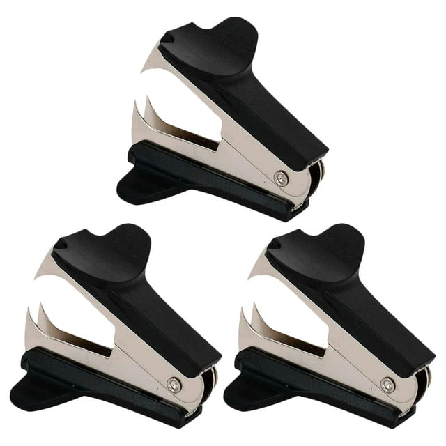 KAKOWELY 3pcs Durable Universal Staples Remover Portable Staple Puller Removal Tool,2.28X"X1.85"X1.85"