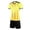 Yellow, variant on Unisex Youth Boys Soccer Set Athletic Team Uniform Quick Dry T-Shirt and Shorts Sports Tracksuit 3-4 Years