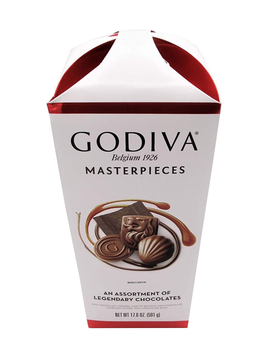 Godiva Masterpiece Belgium Assortment Legendary Chocolates 17.6 Oz