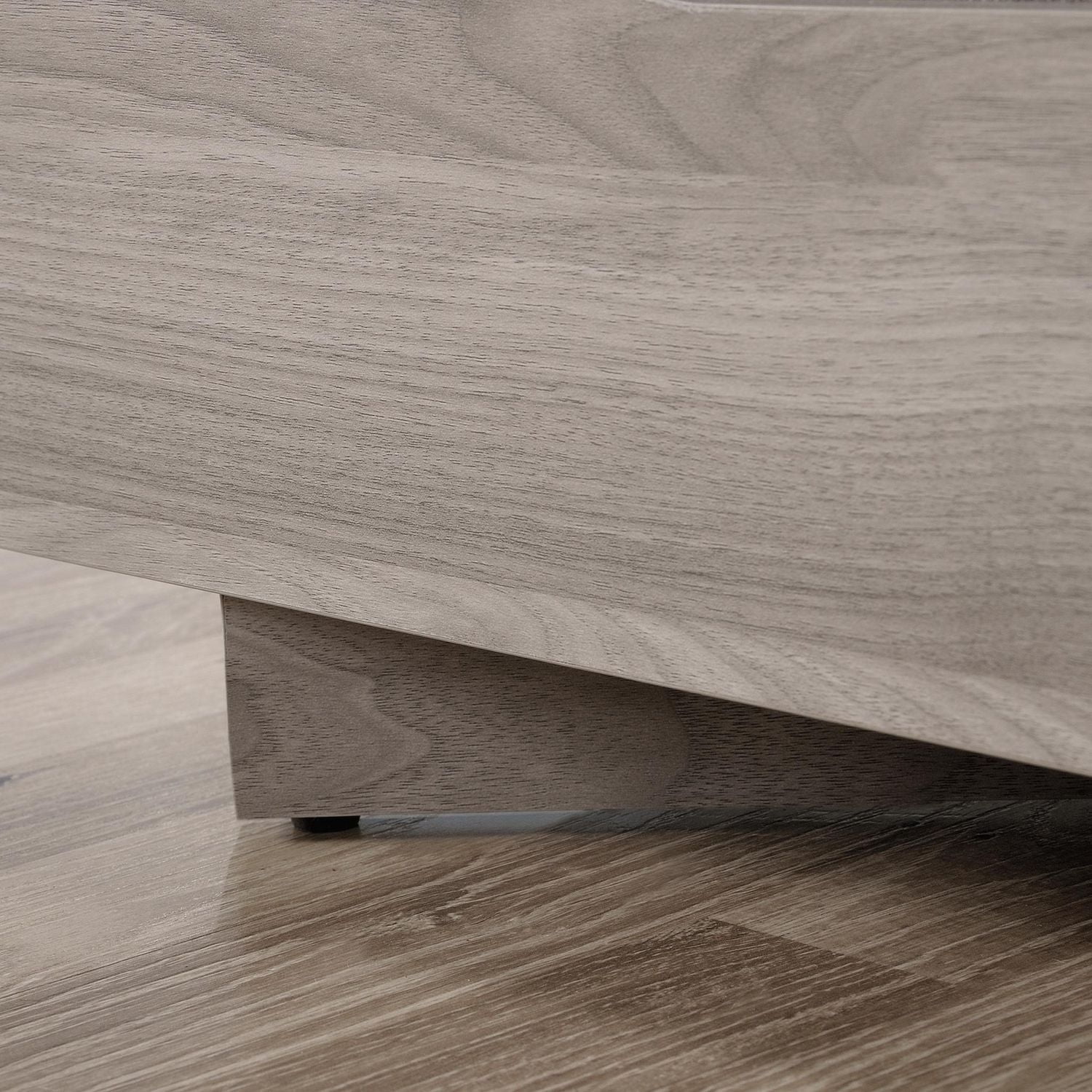 Sauder Milo Dog Bed in Light Walnut Finish