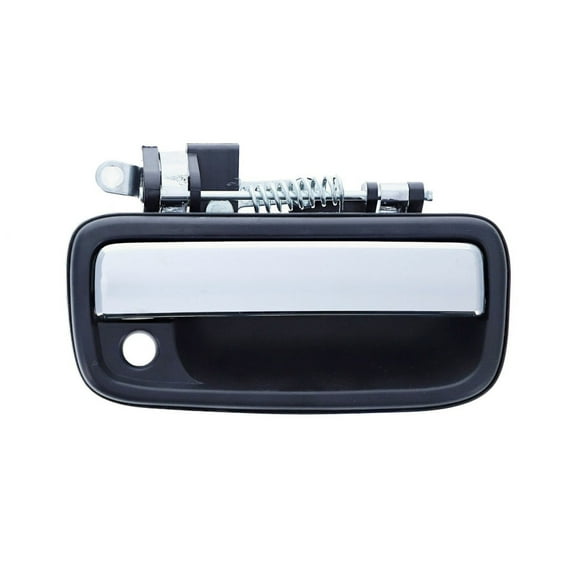 KarParts360 For Toyota Tacoma 1995-2004 Exterior Door Handle Front, Passenger Side | Plastic | Chrome Finish | With Key Lock Hole | With Key Pad | Replacement For 69210-35030
