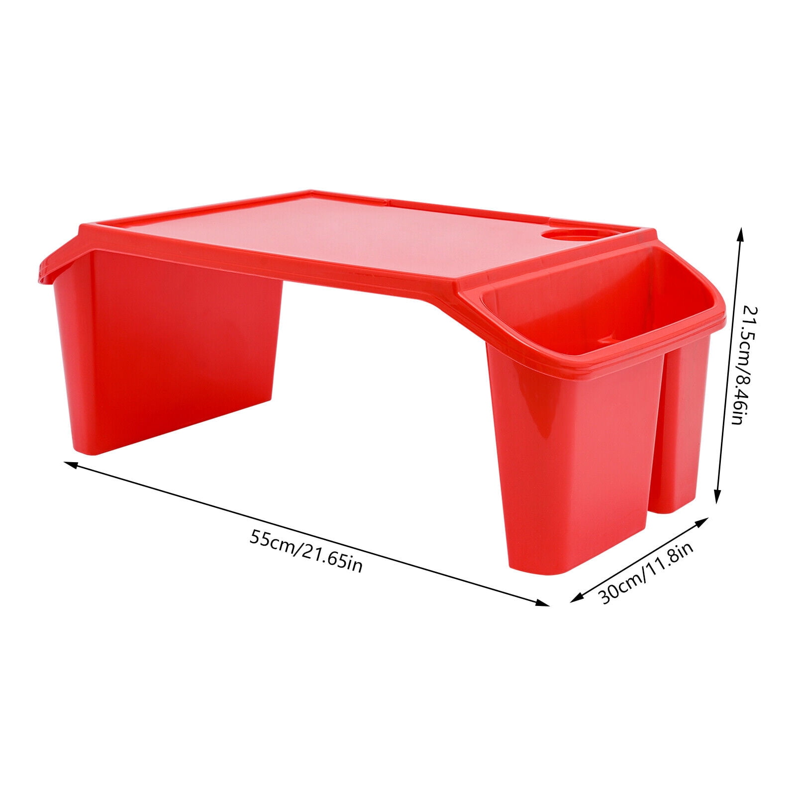 4 Pcs Kids Lap Desk Tray Plastic Breakfast Laptop Trays Portable Lap Bed Table