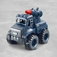 thumbnail image 2 of Inertial Military Missile Toy Truck for Boys – Simulation Army Engineering Vehicle with Moving Joints – Mini Plastic Push Car Toy for Kids Birthday Gift, 2 of 6