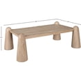 thumbnail image 6 of Meridian Furniture Wyndham Natural Coffee Table, 6 of 6