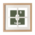 thumbnail image 1 of C Carbon Checal Element Science Frame Wall Tabletop Display 4 Openings Picture, 1 of 3