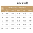 thumbnail image 7 of Summer Sleeveless Women Womens Vest Sets V-neck Vest Blazer & Wide Leg Pants, 7 of 7