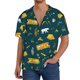 thumbnail image 1 of Balery Camping Camisa Casual de Manga Corta con Botones para Hombre, Texturizada, Estilo Cubano, para Playa, Verano-4X-Large, 1 of 5