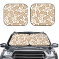 thumbnail image 2 of Bingfone Peanuts7 Windshield Sun Shade 2-Piece Foldable Car Front Window Sunshade for Most Sedans SUV Truck - Medium, 2 of 7