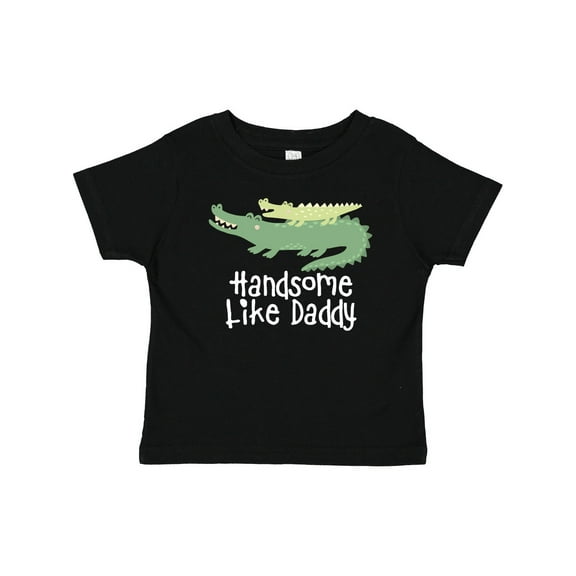 Inktastic Alligator Handsome Like Daddy Baby Boy Boys Baby T-Shirt