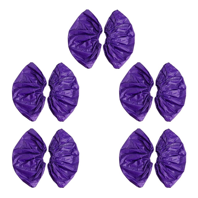 10 Cubre Seguridad Antideslizante Lavable Reutilizable Cubre Impermeable Morado Púrpura shamjiam Fundas antideslizantes para zapatos reutilizables