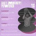 thumbnail image 5 of SAM+LEO Immunity Gummies with Elderberry, Echinacea, Zinc & Vitamin C for Kids & Teens – Immune Support Supplement Gummies | Vegan & Gluten Free Supplement – Berry Flavor (60 Count), 5 of 6