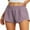 15 Purple, variant on Cueply Women's Running Shorts High Waisted Athletic Gym Workout Shorts with Liner Zipper Pockets