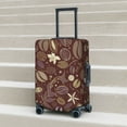 thumbnail image 5 of Uemuo Coffee and Flowers Printed Washable Luggage Cover - Fashion Suitcase Protector Fits 18-32 Inch Luggage -Medium, 5 of 9