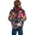 thumbnail image 6 of Slayer Nezuko Kamado Youth Hoodie Long Sleeve Pullover Casual Sweatshirt Hooded Boys Girls, 6 of 9