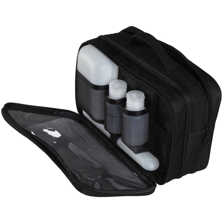 men's bath travel bag Groomsmen Gift Toiletry for Men, Shaving Dopp Kit Bag Brown / No This travel toiletry bag is made with waterproof PU leather Buruis Extra Large Toiletry Bag
