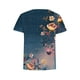 thumbnail image 4 of Tops de Ajuste Suelto para las Mujeres Sudadera de Manga Corta, Camiseta Casual Impresa para el Uso Diario de Primavera Y Otoño, 4 of 5