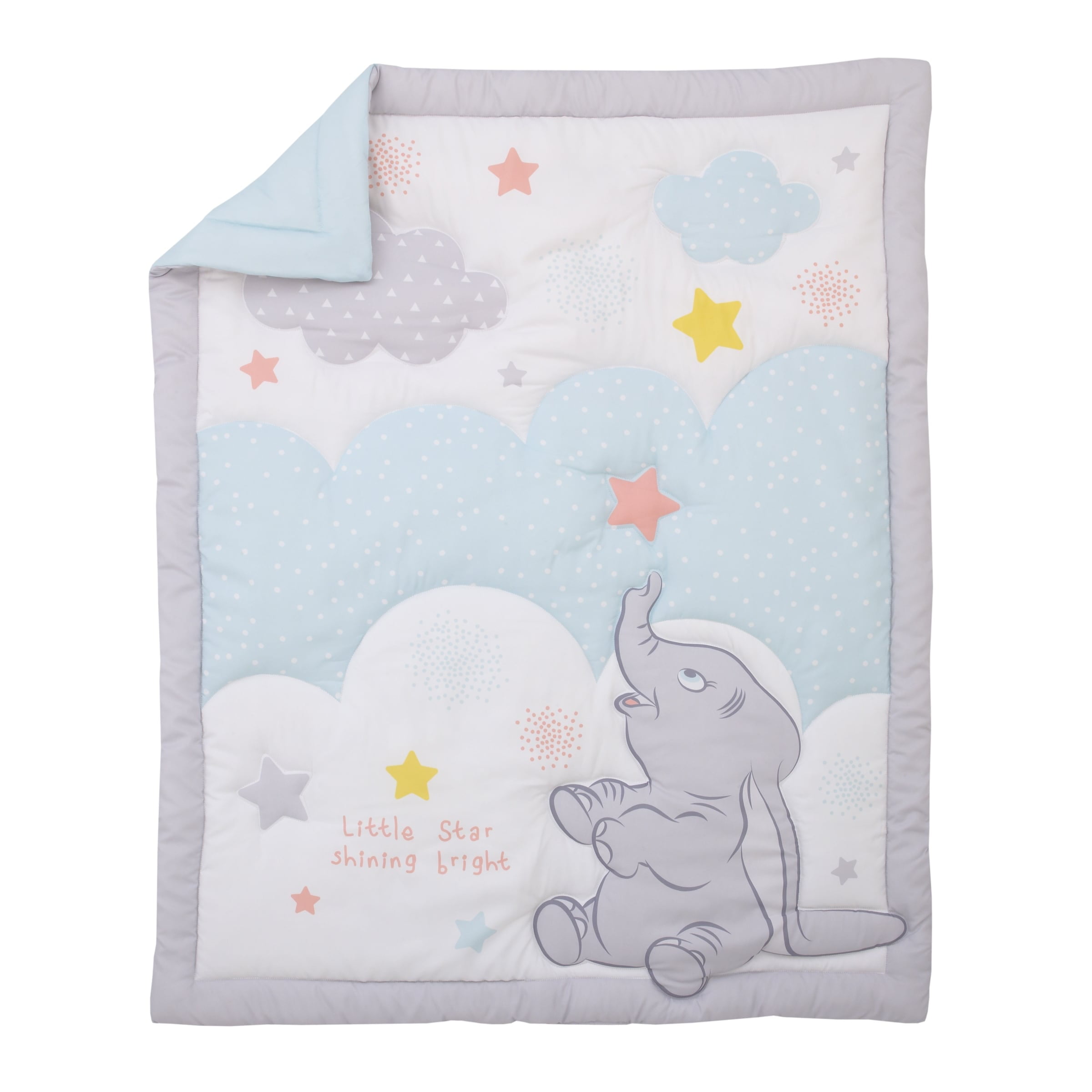 Disney Dumbo Shine Bright Lil Star 4 Piece Crib Bedding Set
