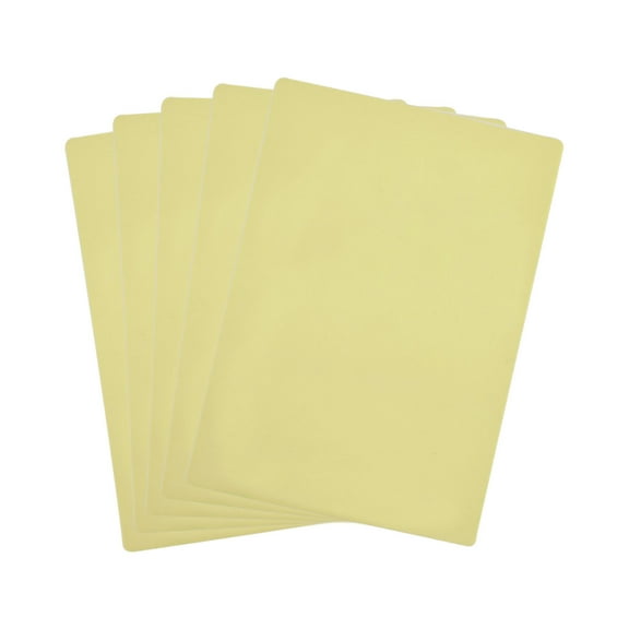 Beauty Under $15 1Mm Thickness 20X29.5Cm Large Blank Silicone Practice Skin Yellow