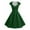 Green, variant on Jamsmile Womens Rockabilly Dress Vintage 1950s Solid Color Swing Party Dresses Casual Party Pure Color Zipper Maxi Dresses