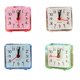thumbnail image 5 of Billuyoard Reloj despertador cuadrado pequeño para cama, 1 Uds., estuche transparente, reloj de viaje compacto, Mini reloj de escritorio silencioso para Decoración del hogar verde Billuyoard JJ9389-04, 5 of 5