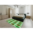 thumbnail image 4 of Ahgly Company Indoor Rectangle Patterned Dragon Green Area Rugs, 8' x 10', 4 of 6