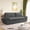 Gray, variant on 73.2 Inch Queen Size Pull-Out 3-in-1 Convertible Sleeper Sofa Bed with Two Soft Pillows,Multifunctional Corduroy Double Sofa Bed for Living Room,Bedroom and More,Grey